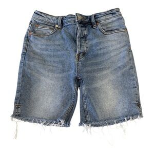 We The Free Button Fly Denim Jean Shorts Size 27